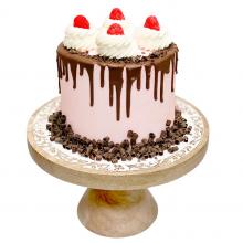Raspberry Burst Cake