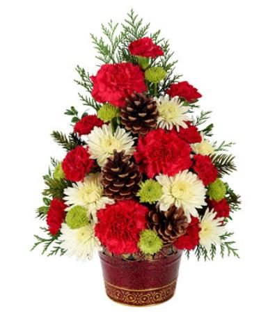 One Sided Flower Arrangement in a Basket product1138