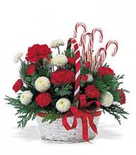 Christmas Candy Cane Basket Christmas Candy Cane Basket